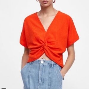 Zara Twist Front Top Medium